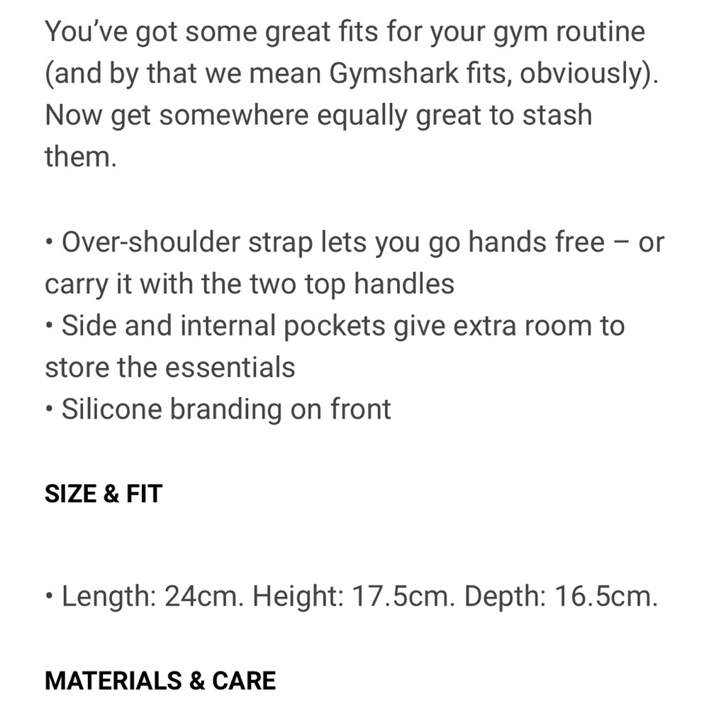 gymshark mini holdall bag  brick brown - Picture 13 of 13